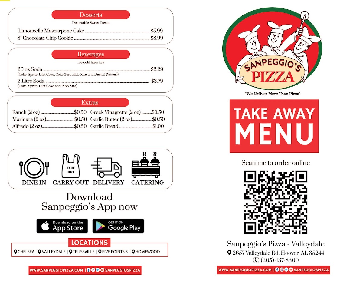 Menu Sanpeggio's Pizza-2